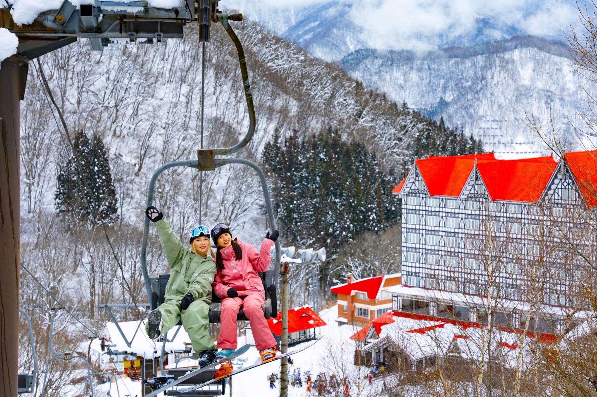 Hotel Green Plaza Hakuba Otari Exterior foto
