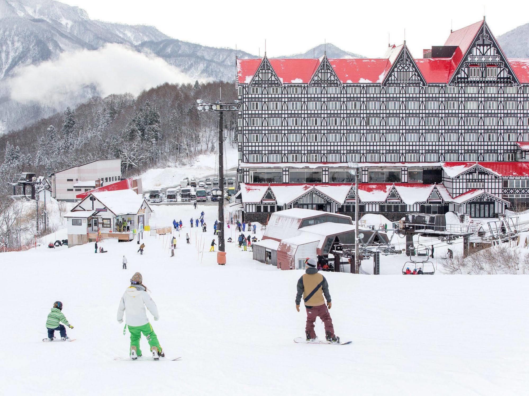 Hotel Green Plaza Hakuba Otari Exterior foto